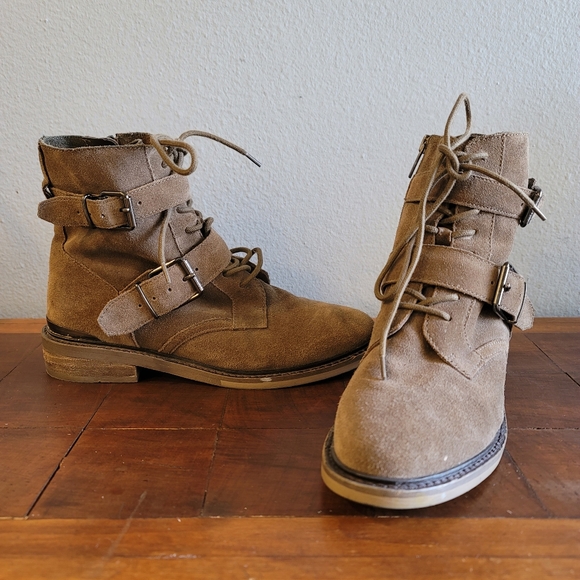 Vince Camuto Tokode Suede Booties - Picture 1 of 8